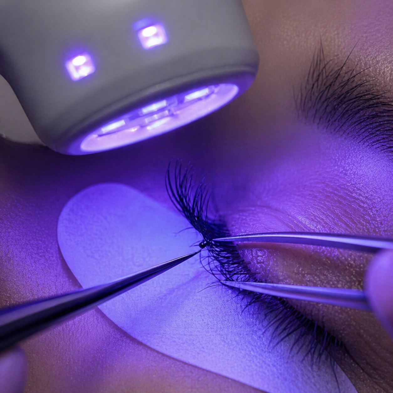 colle uv cils noir